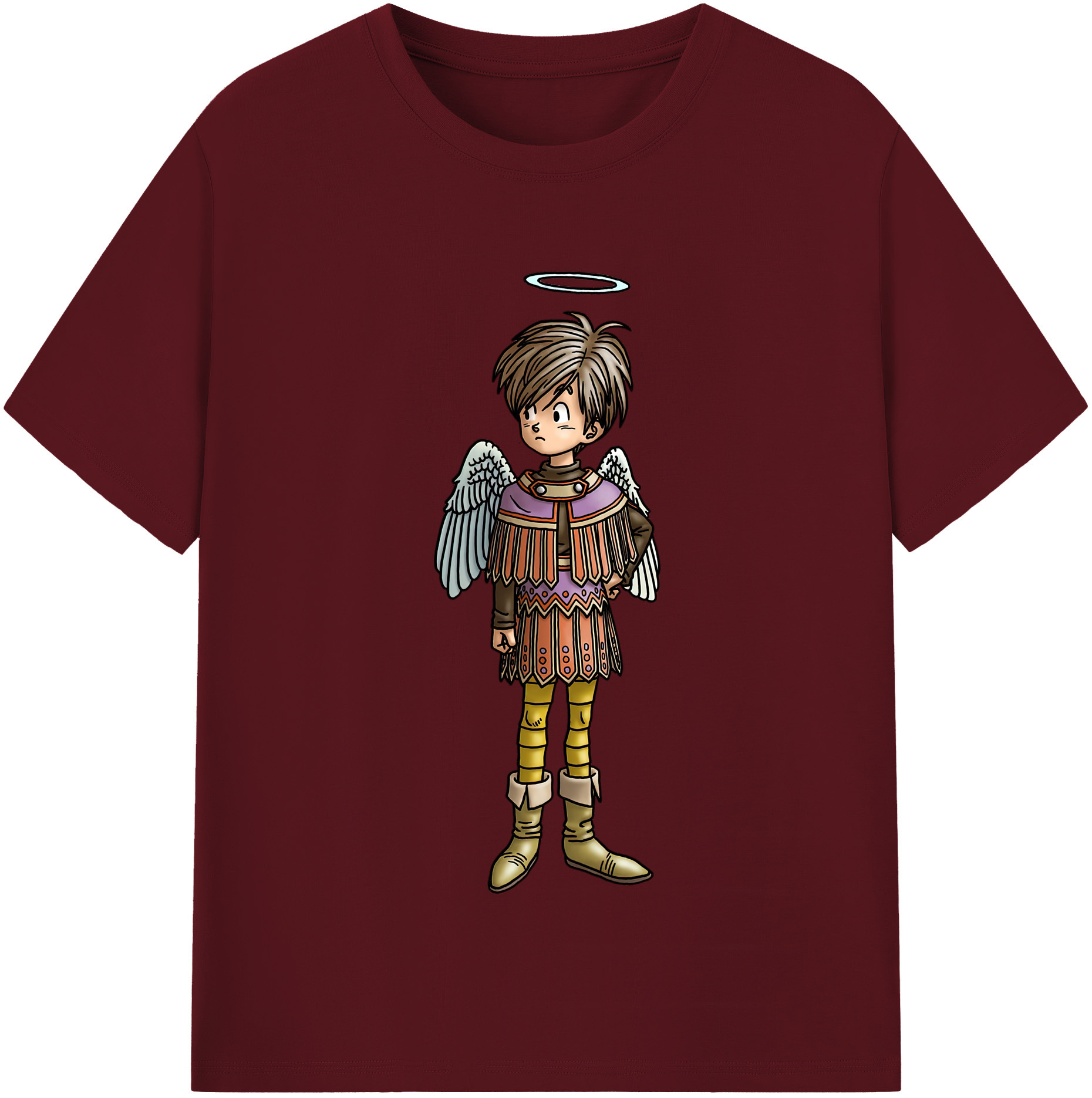 （画像用） ドラゴンクエスト Doragon Kuesuto Dragon Quest 綿100％半袖Tシャツ（フロントプリント）